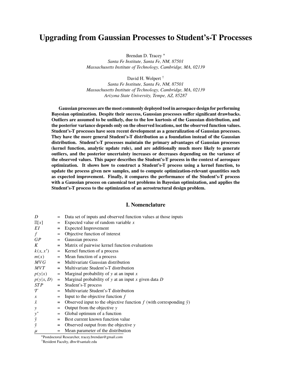 Upgrading from Gaussian Processes to Student's-T Processes