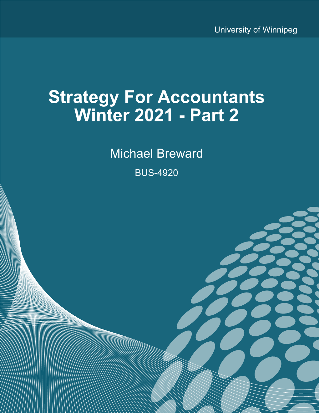 Strategy for Accountants Winter 2021 - Part 2