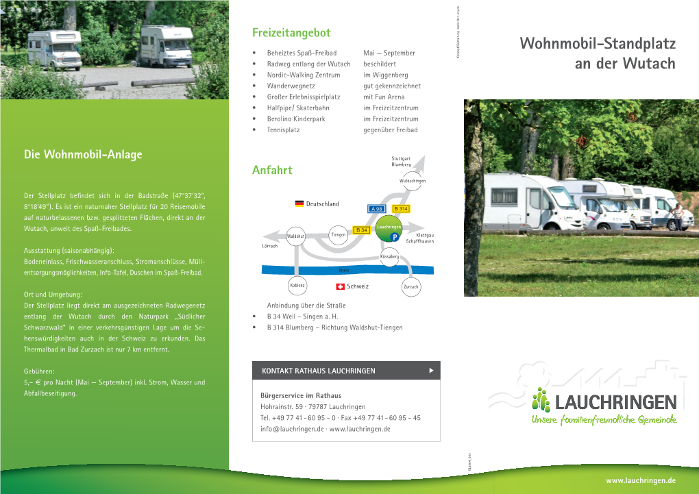 Wohnmobil-Standplatz an Der Wutach