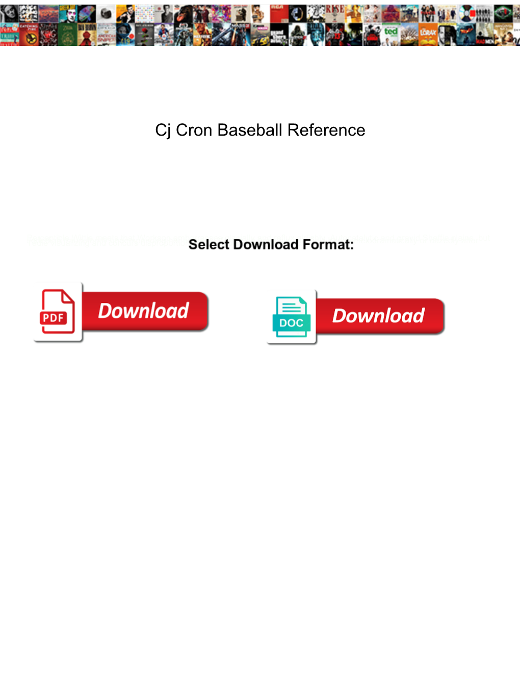 Cj Cron Baseball Reference