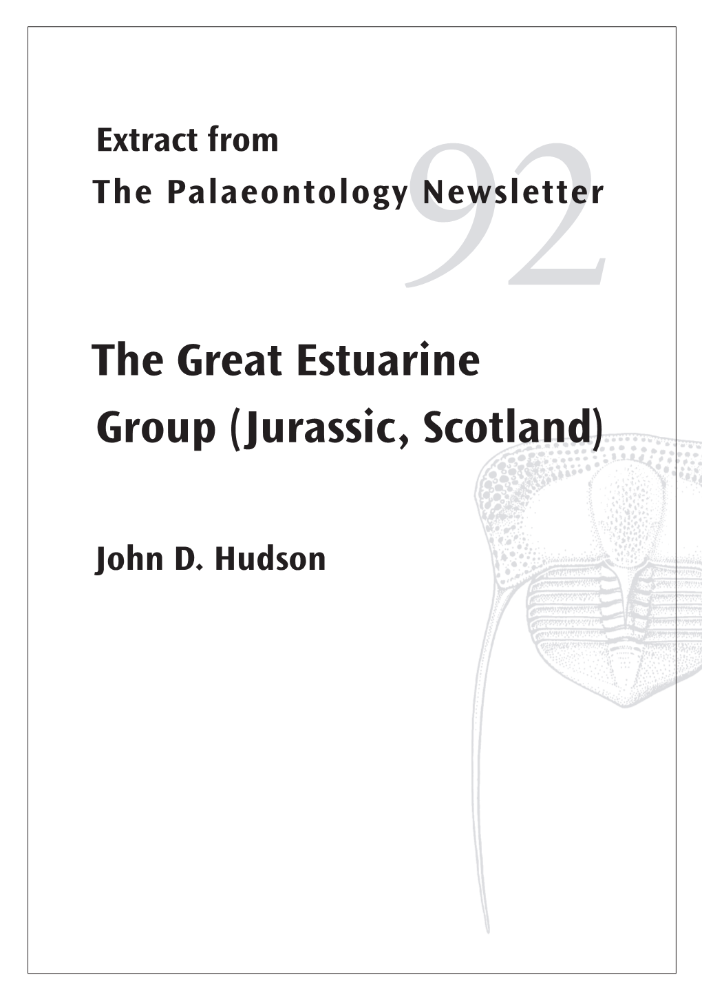 The Great Estuarine Group (Jurassic, Scotland)