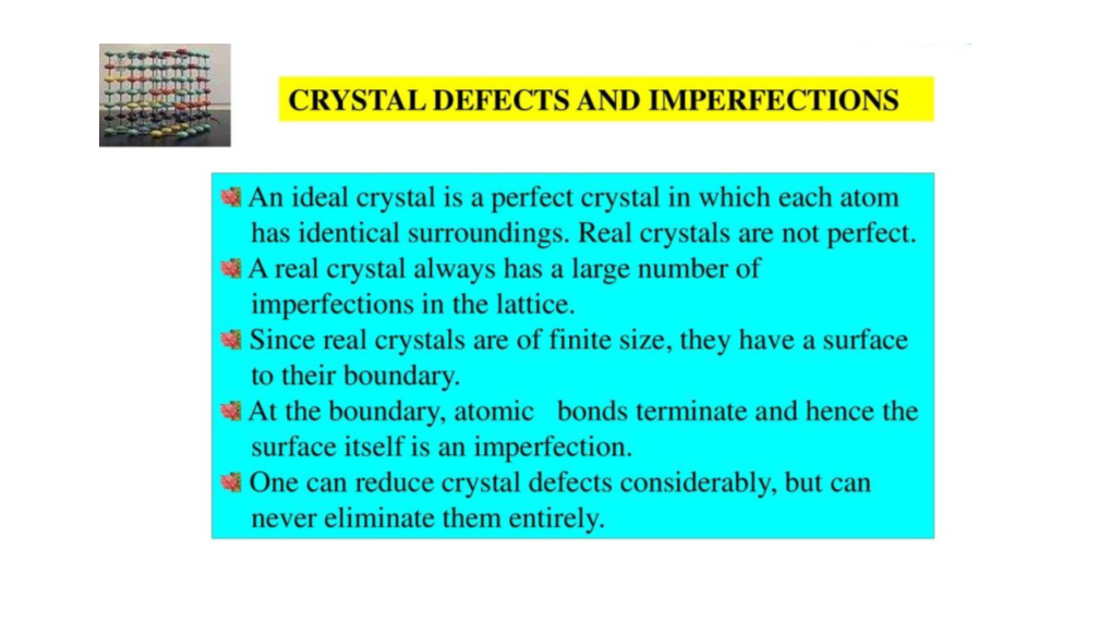 Crystal Defects