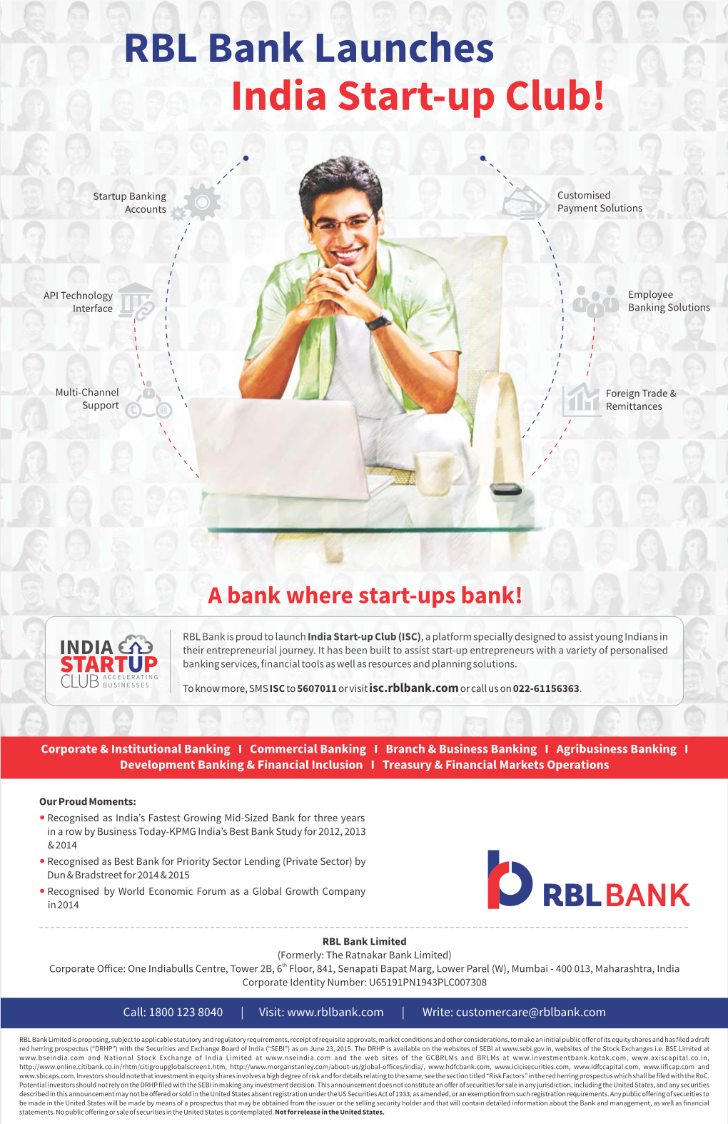RBL Bank Launches India Start-Up Club!