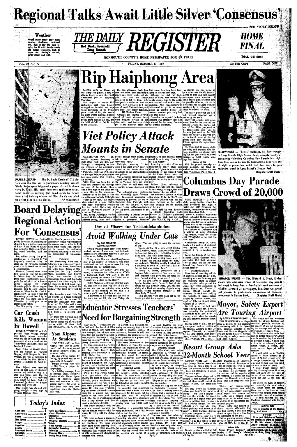 Rip Haiphong Area SAIGON (AP) - Waves of the Two Shipyards, Both Jess Third More Than They Have Been a Civilian Bus Was Blown up U.S