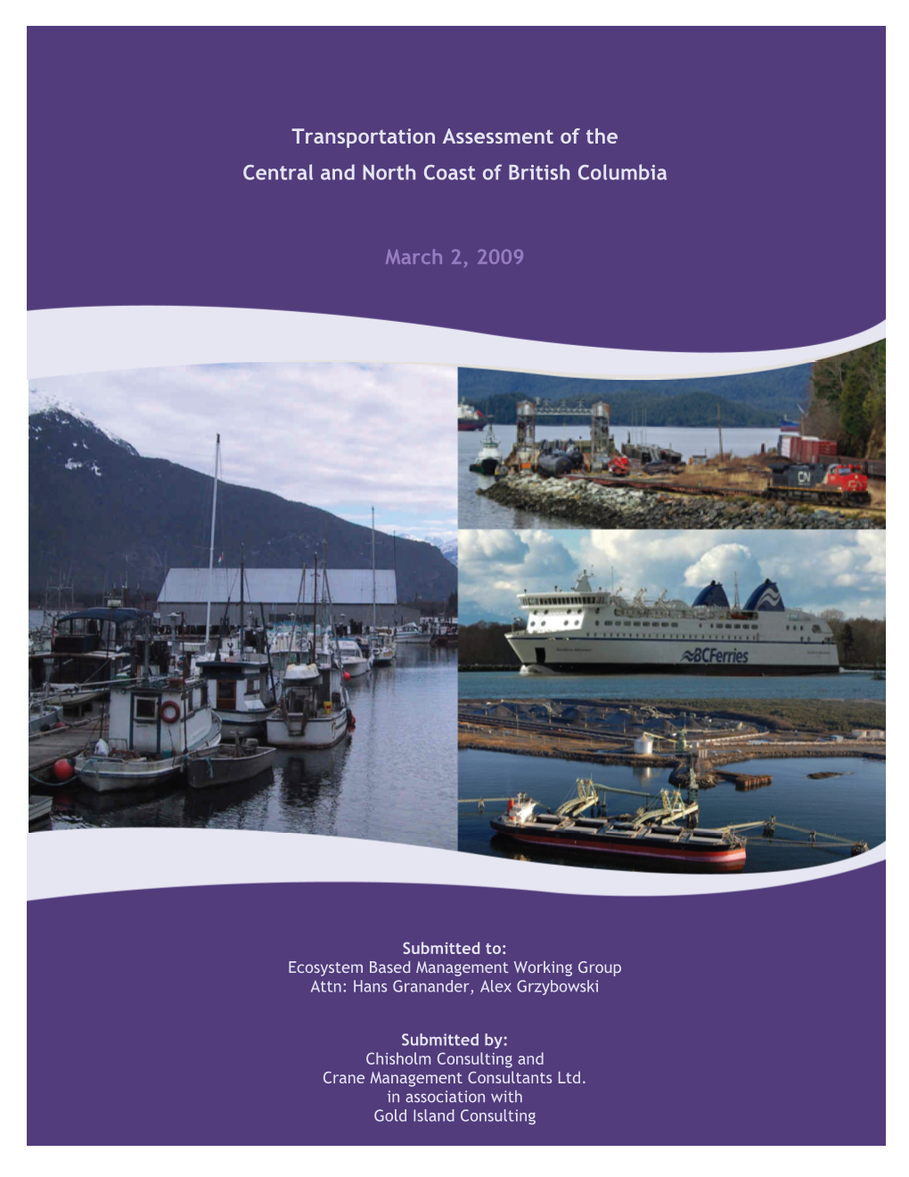 Transportation Assessment of the Central and North Coast of British Columbia