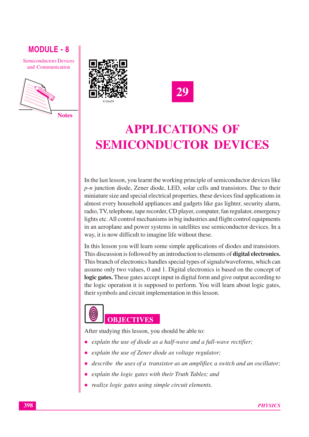 29 Applications of Semiconductor Devices