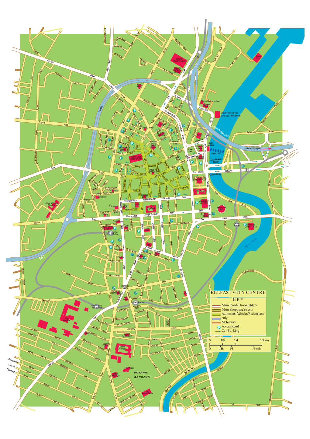 Map of the City of Belfast