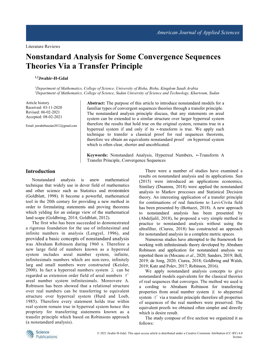 Nonstandard Analysis for Some Convergence Sequences Theories Via a Transfer Principle