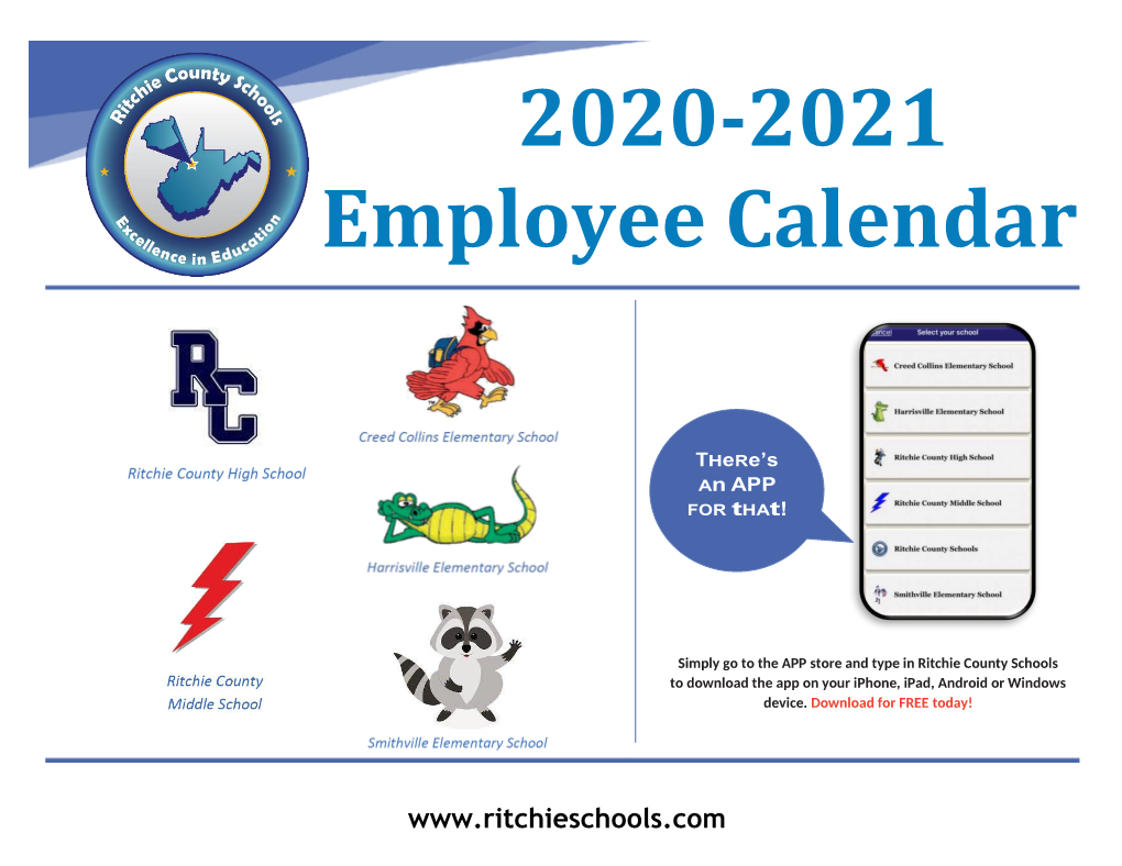 2020-2021 Employee Calendar