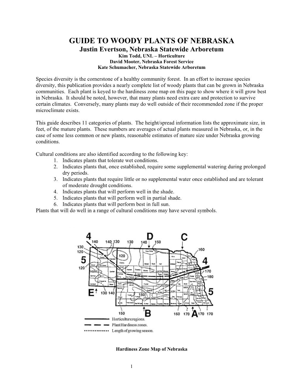 Guide to Woody Plants of Nebraska