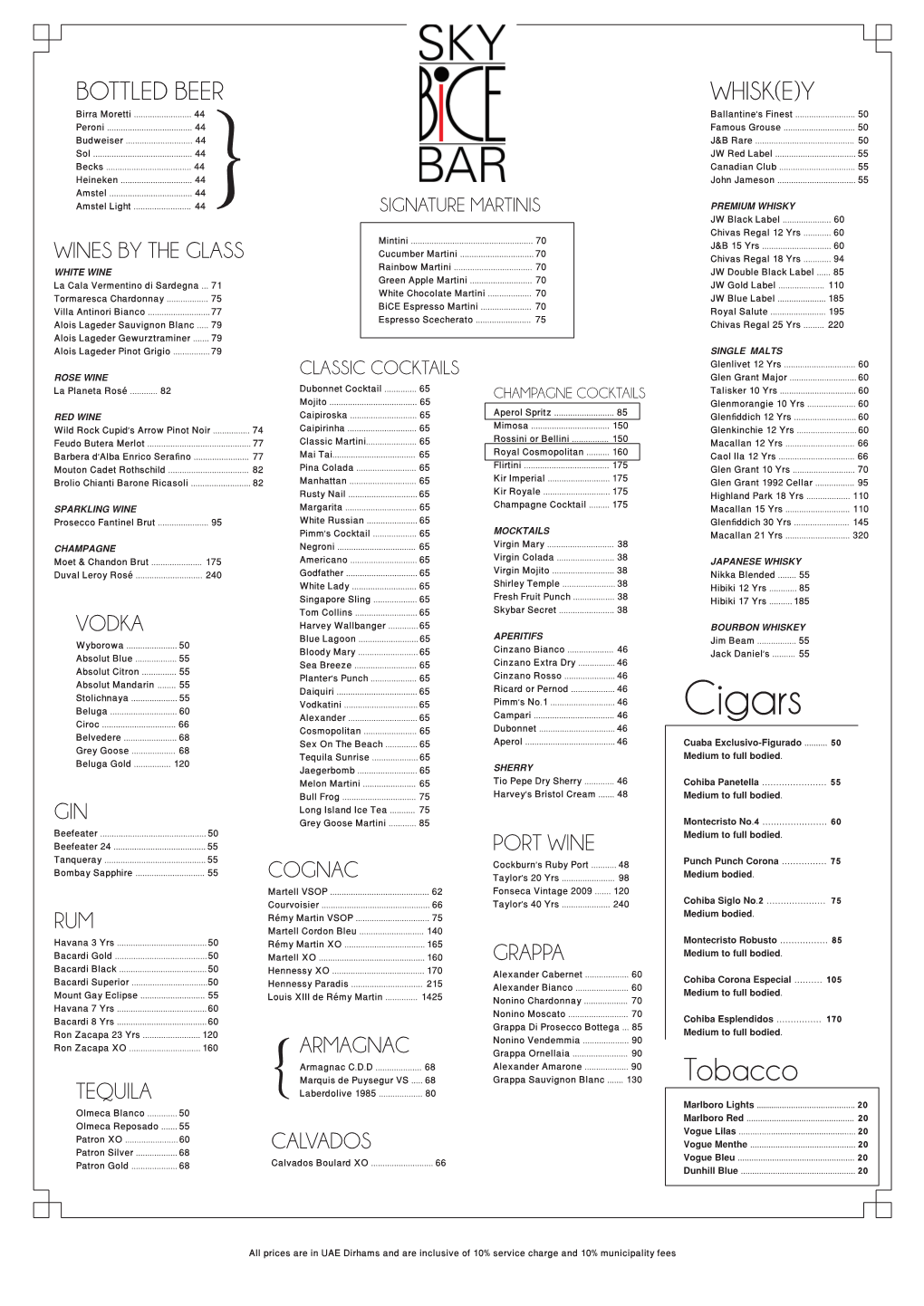 Biceskybar-Menu-April 20 2015