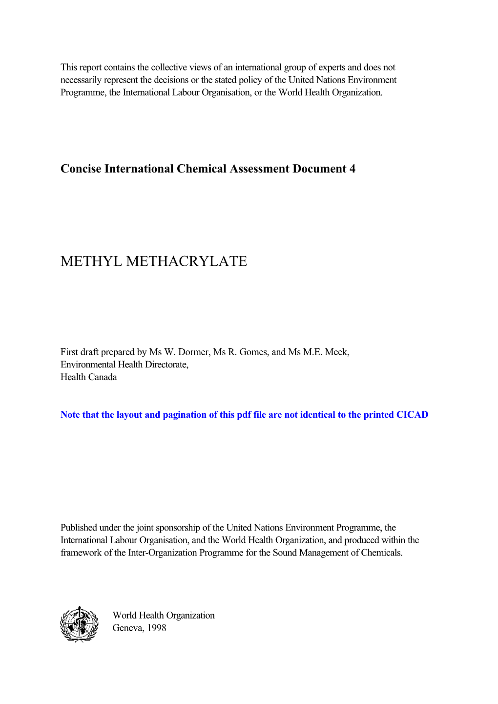 Methyl Methacrylate