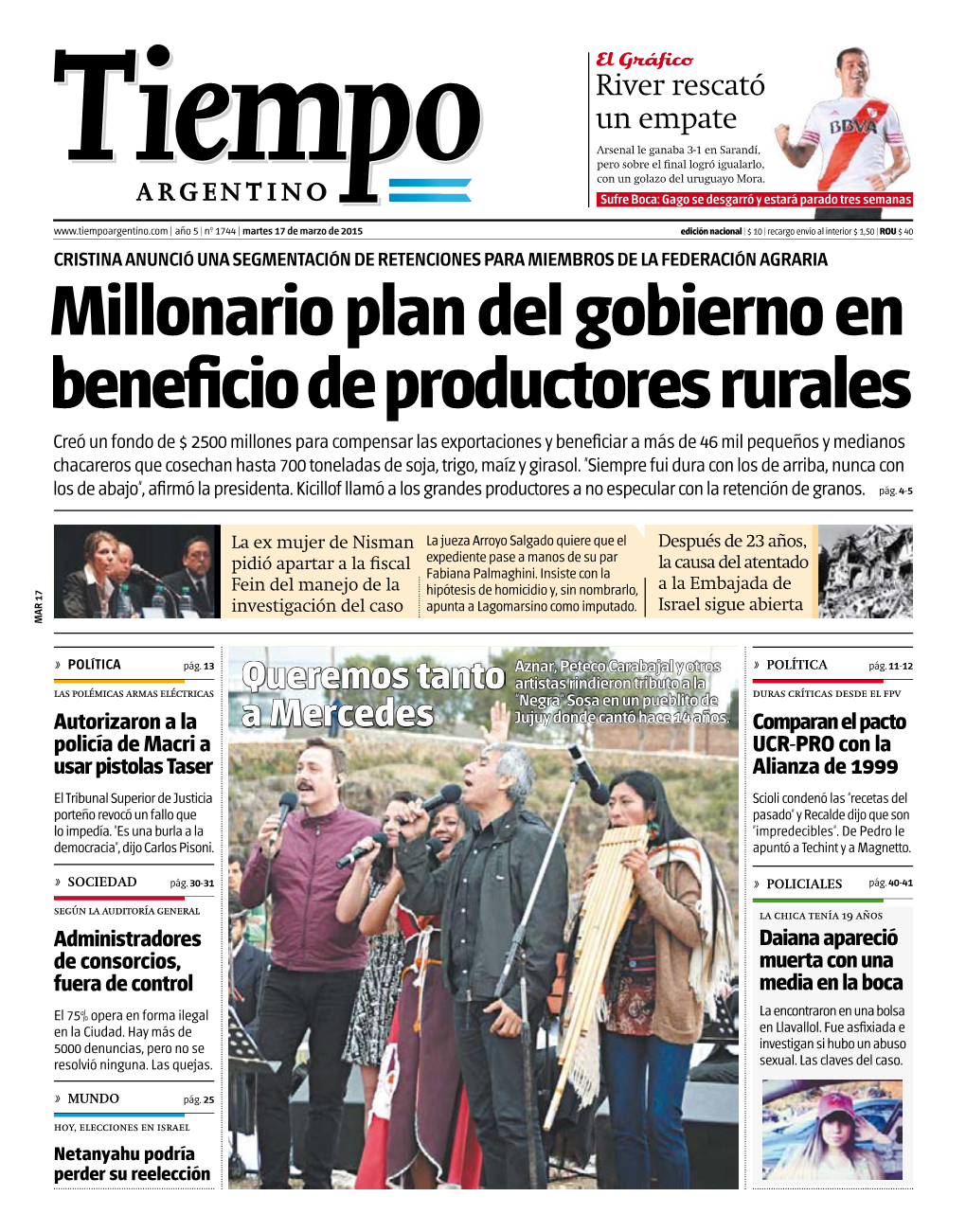 Millonario Plan Del Gobierno En Beneficio De Productores Rurales