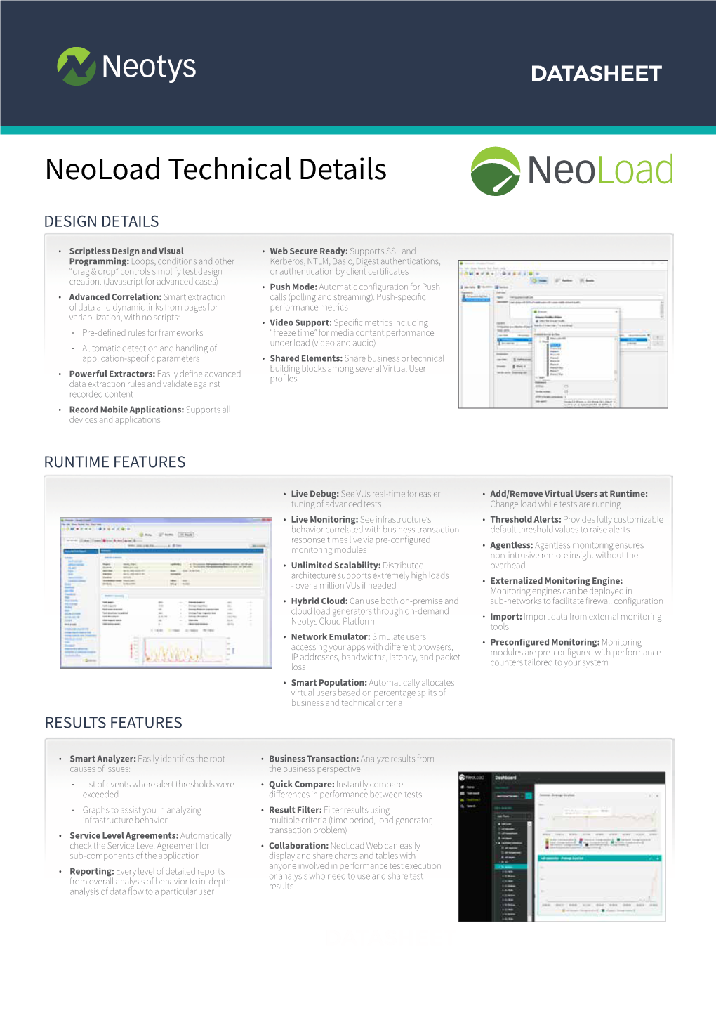 Neoload Technical Details