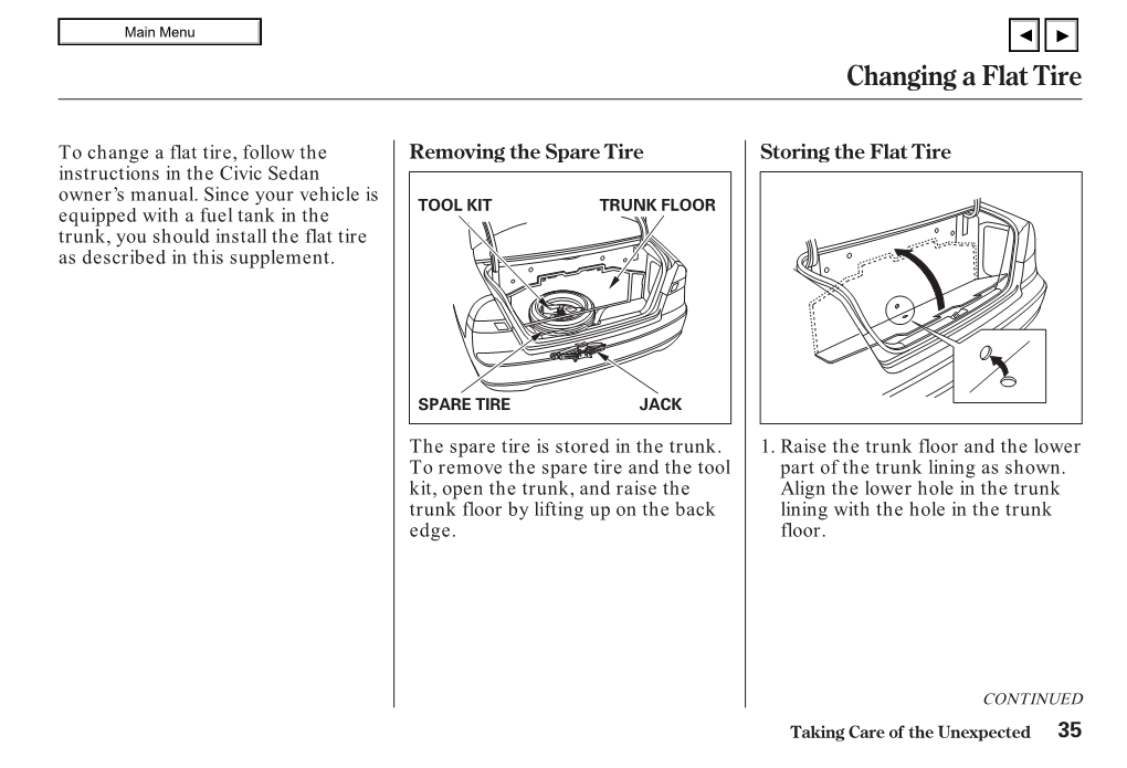 Changing a Flat Tire