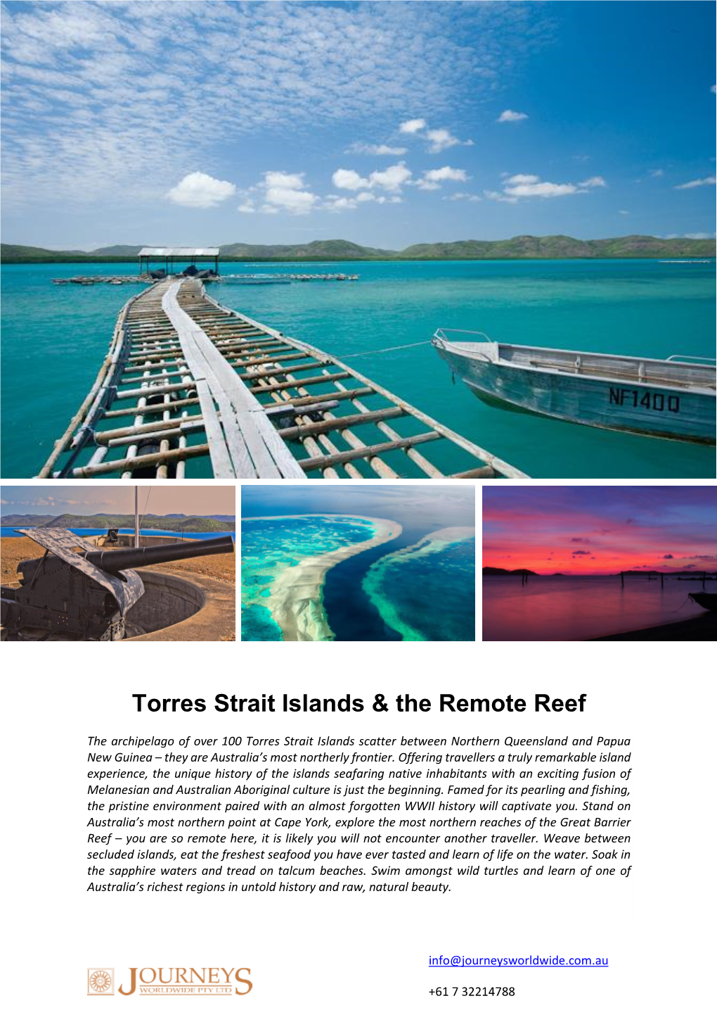 Torres Strait Islands & the Remote Reef