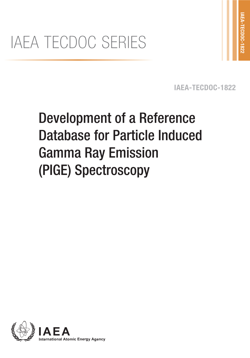 Development of a Reference Database for Particle Induced Gamma Ray Emission (PIGE) Spectroscopy