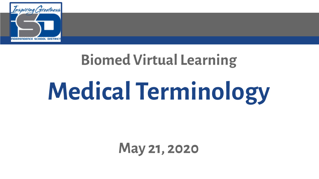 Medical Terminology