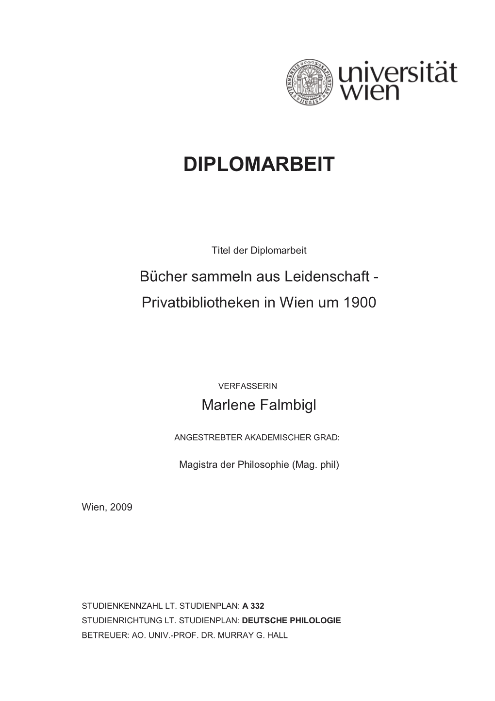 Diplomarbeit