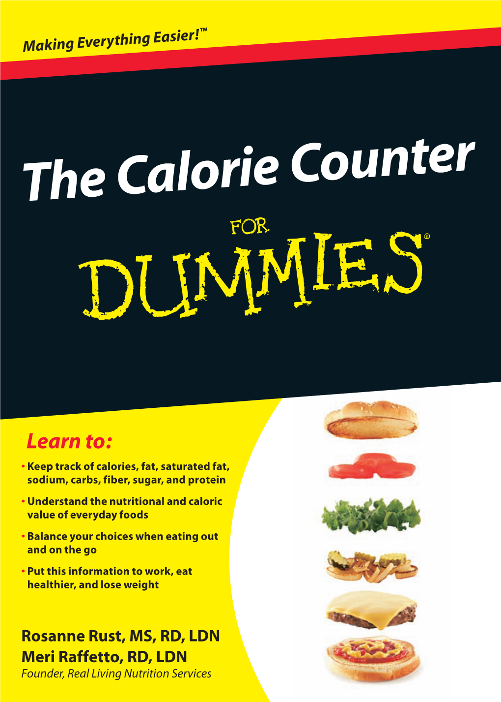 The Calorie Counter Keep Track of What You Eat Open the Book and Find