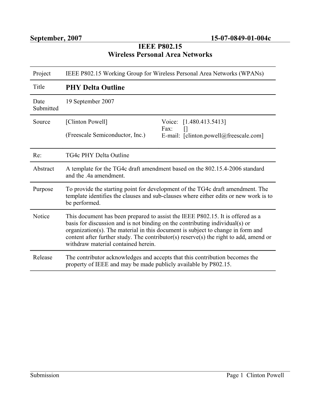 Wireless Personal Area Networks s58