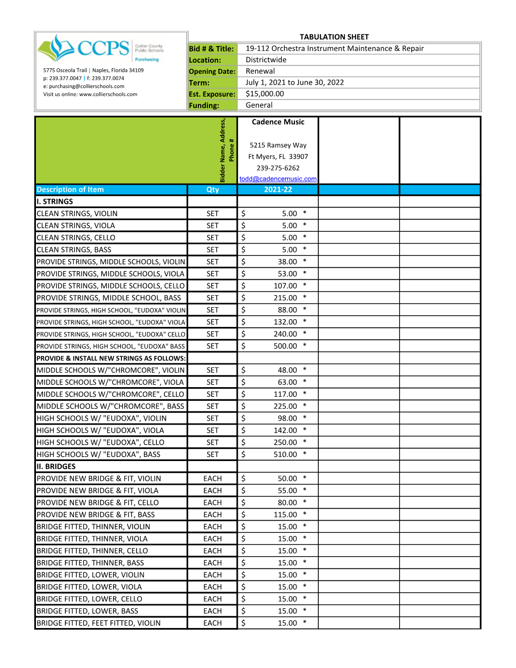 19.112 Orchestra Repairs Tabs.Xlsx