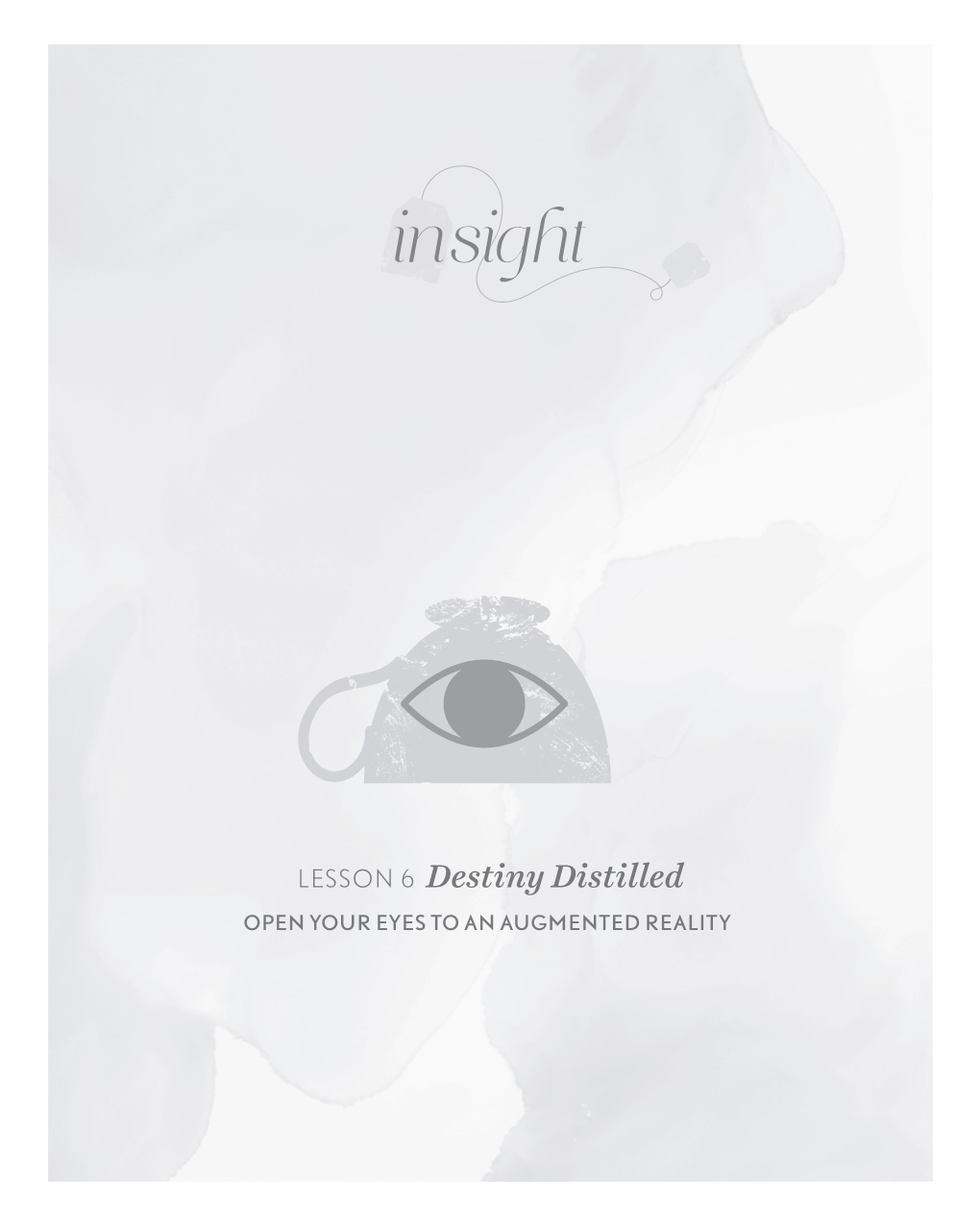 LESSON 6 Destiny Distilled OPEN YOUR EYES to an AUGMENTED REALITY | 138