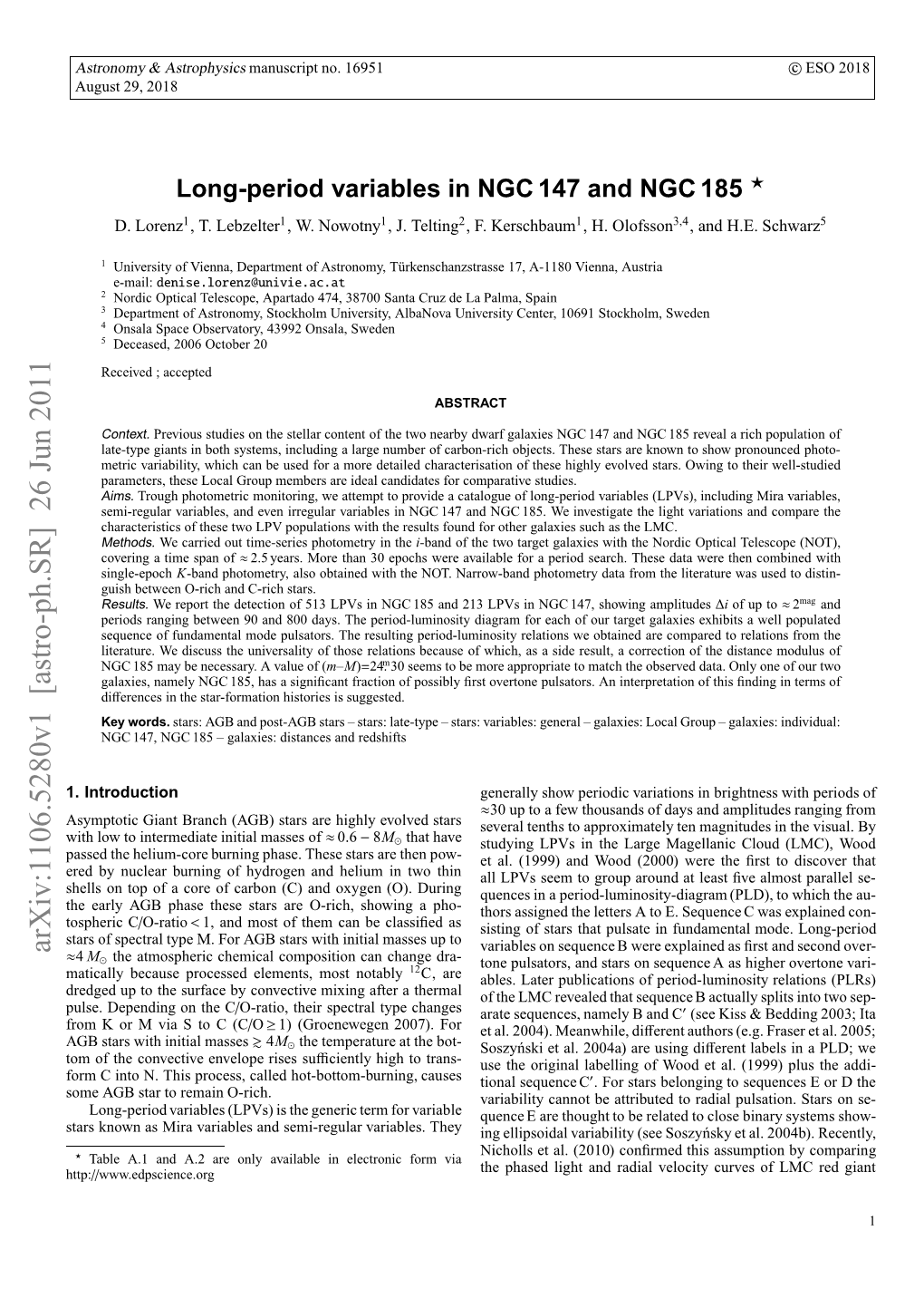 Long-Period Variables in NGC 147 and NGC 185