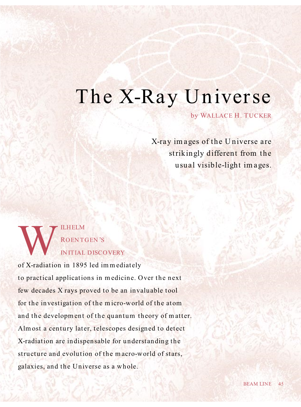 The X-Ray Universe by WALLACE H