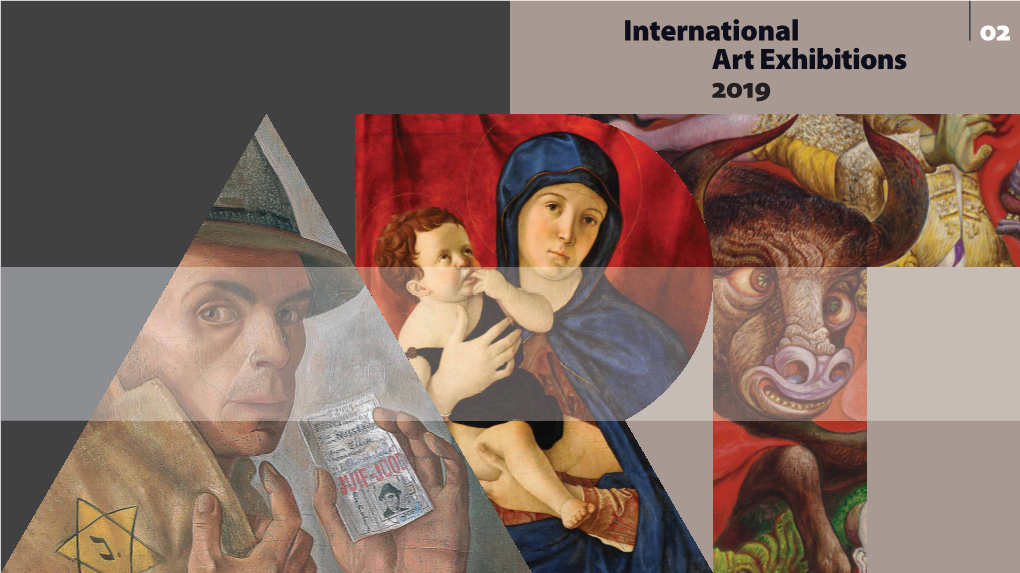 International Art Exhibitions 2019.02