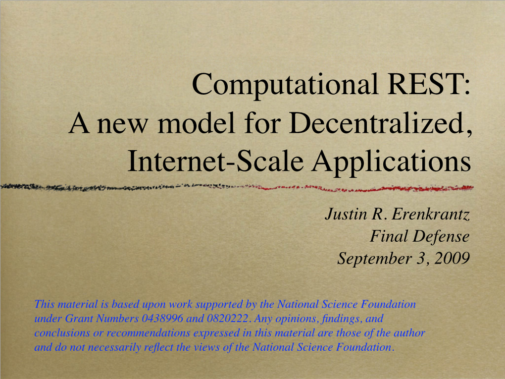 Computational REST: a New Model for Decentralized, Internet-Scale Applications