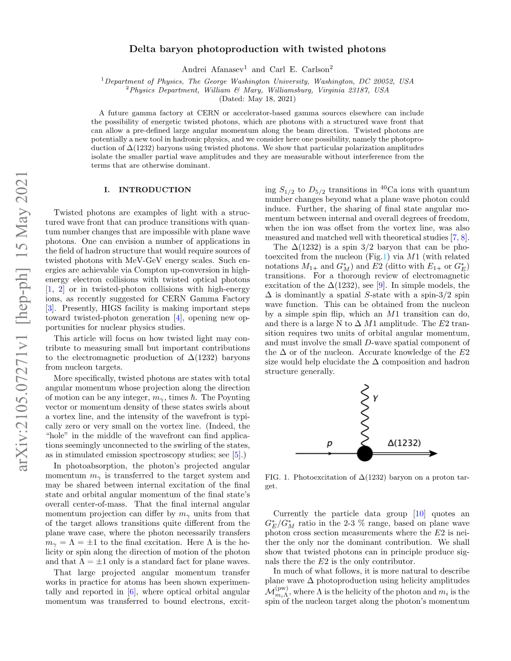 Delta Baryon Photoproduction with Twisted Photons