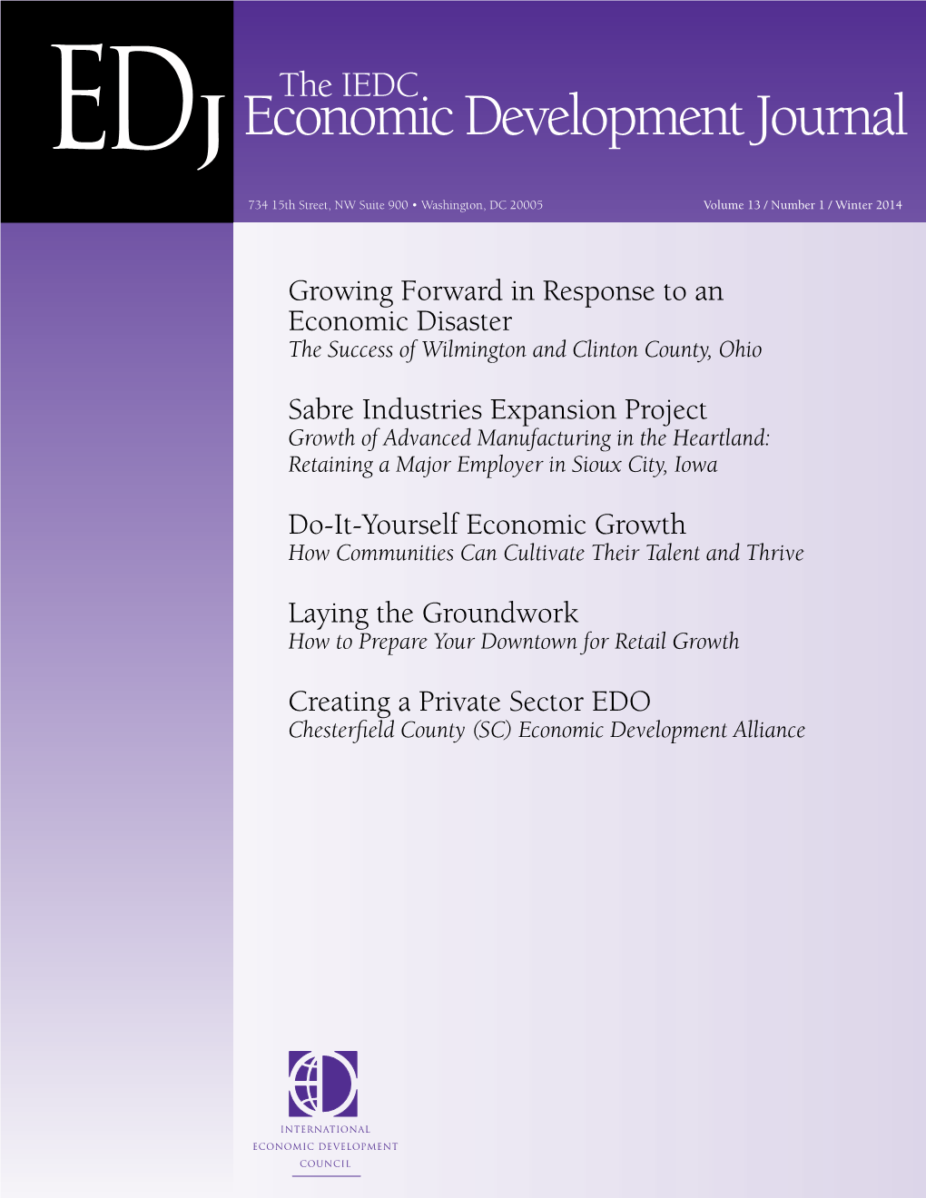 Edjeconomic Development Journal