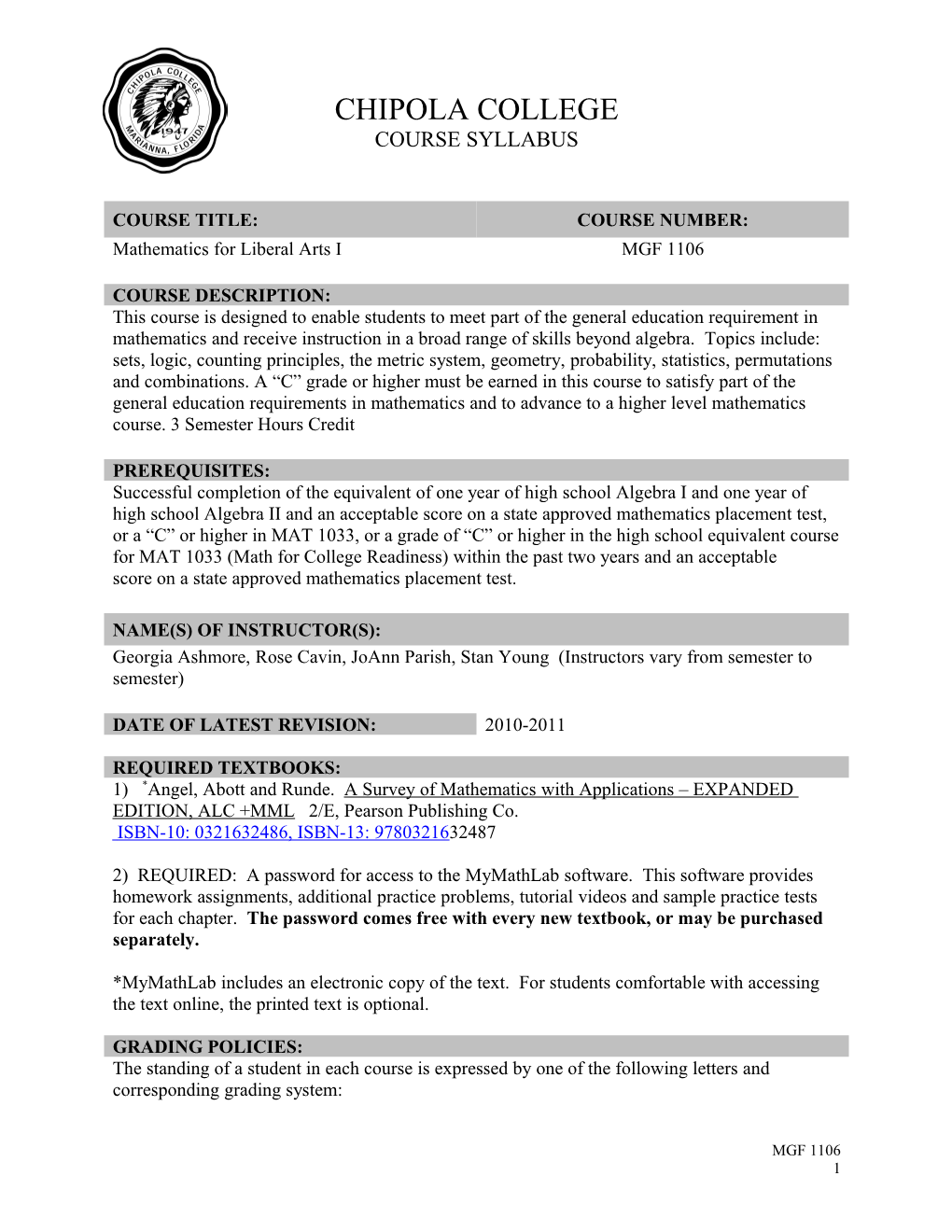 Linking Course-Level Outcomes with Discipline-Specific Competencies and Assessment Methods s3