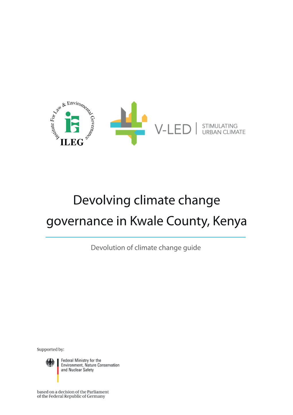 Devolving Climate Change Governance in Kwale County, Kenya