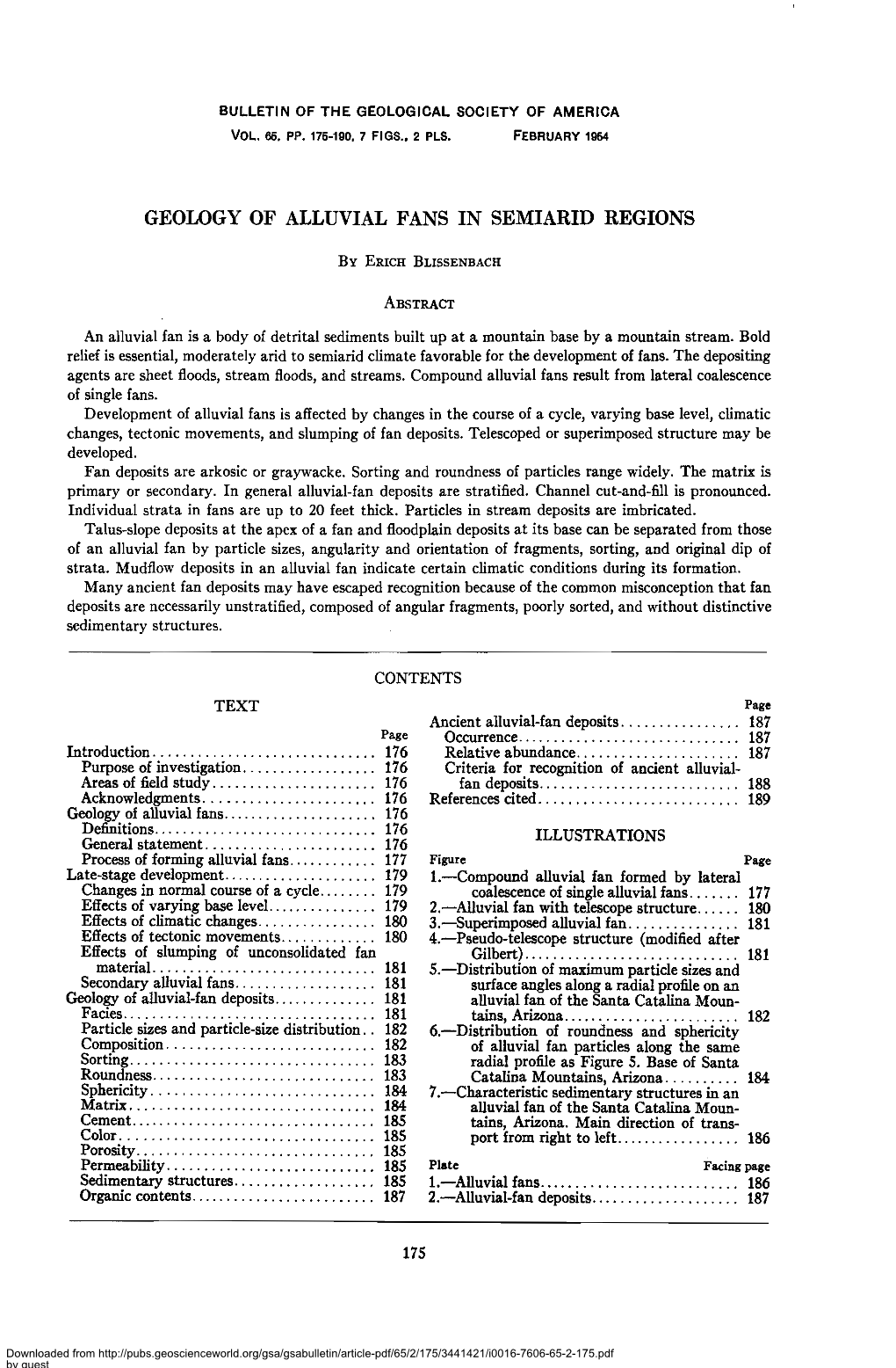 Bulletin of the Geological Society of America Vol