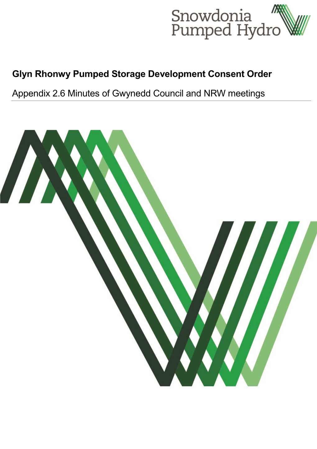 Glyn Rhonwy Pumped Storage Development Consent Order