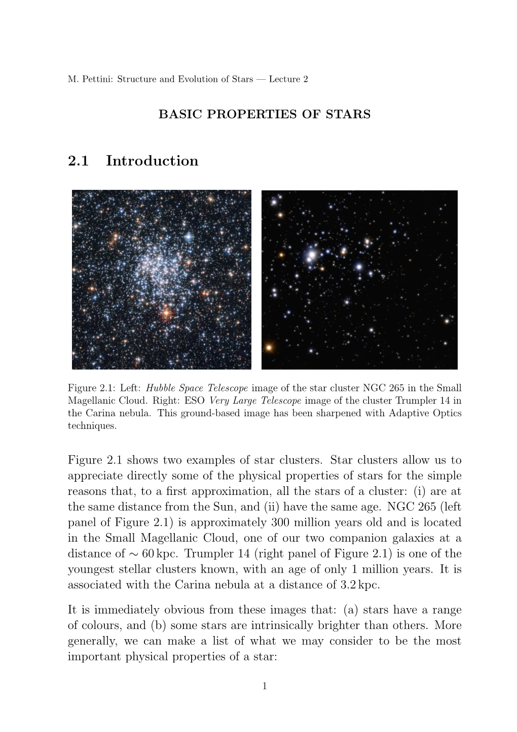 Basic Properties of Stars