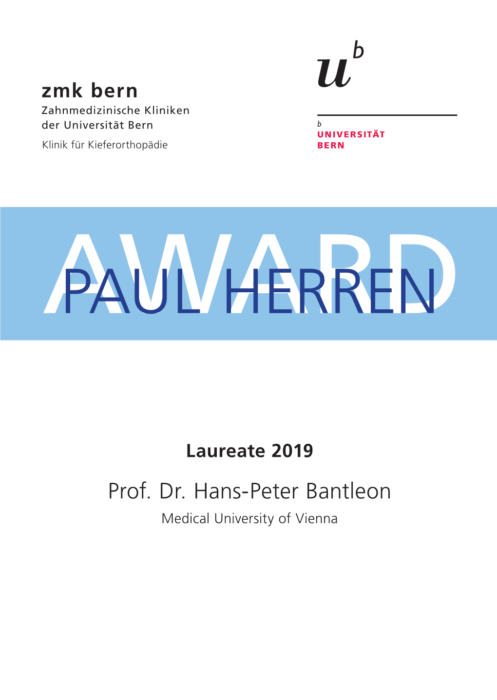 2019 Paul Herren Award Einladung.Indd