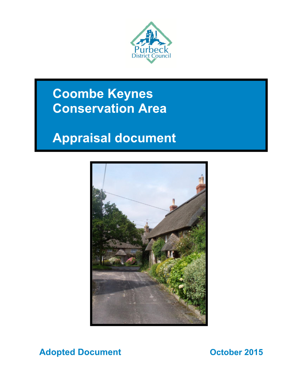 Coombe Keynes Conservation Area Appraisal