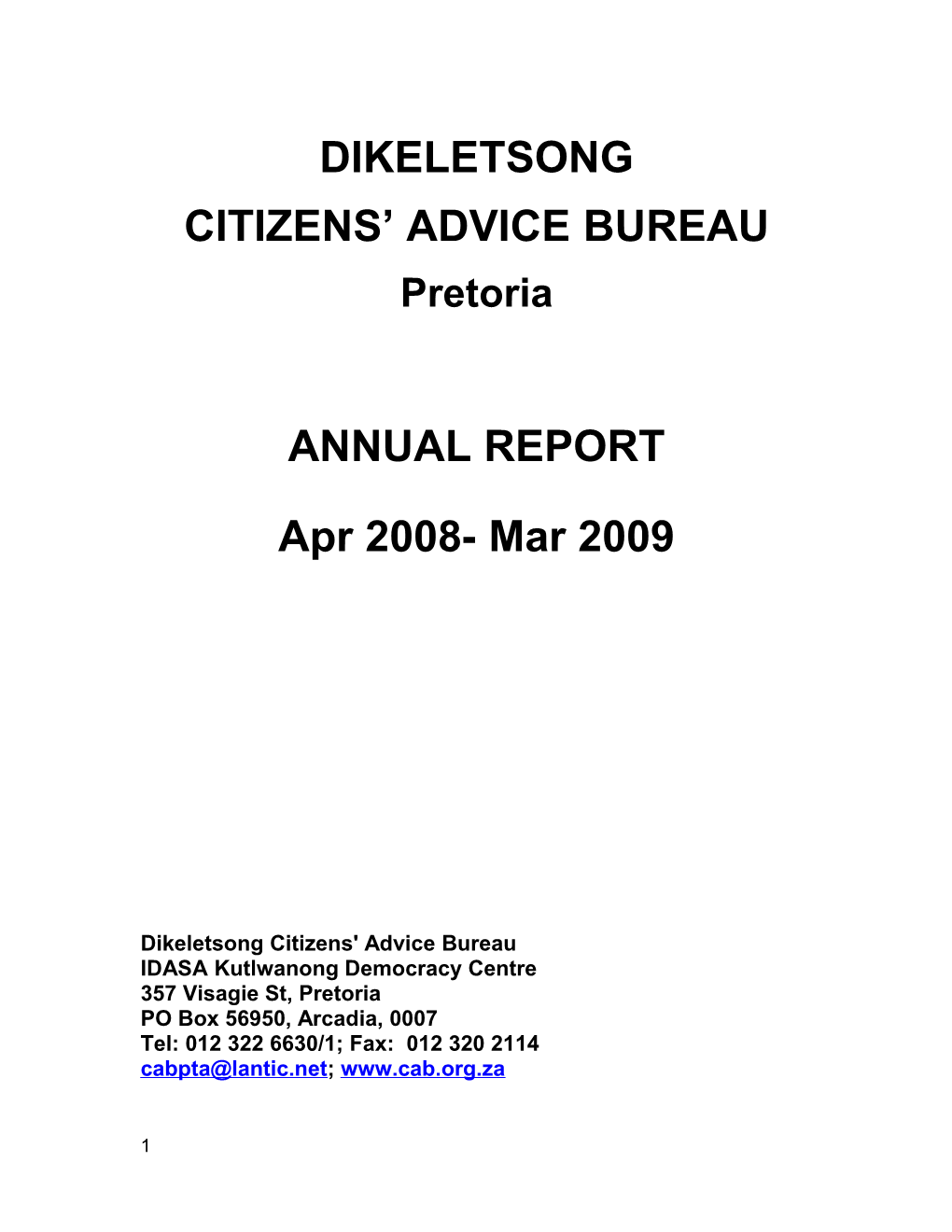 Citizens Advice Bureau