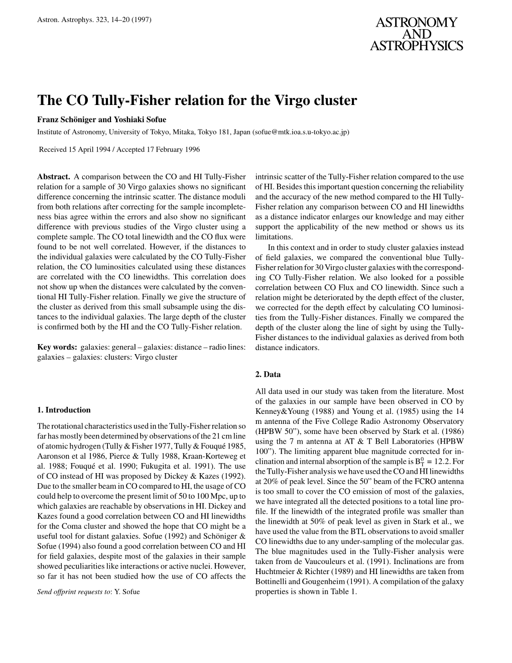 The CO Tully-Fisher Relation for the Virgo Cluster