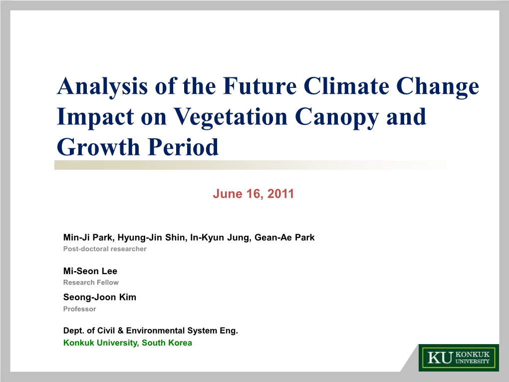 Climate Change Scenarios  Special Report on Emission Scenarios (SRES)