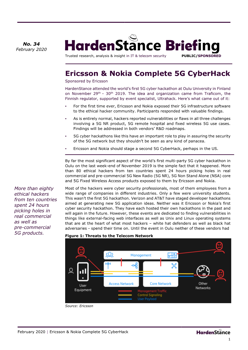 Ericsson & Nokia Complete 5G Cyberhack