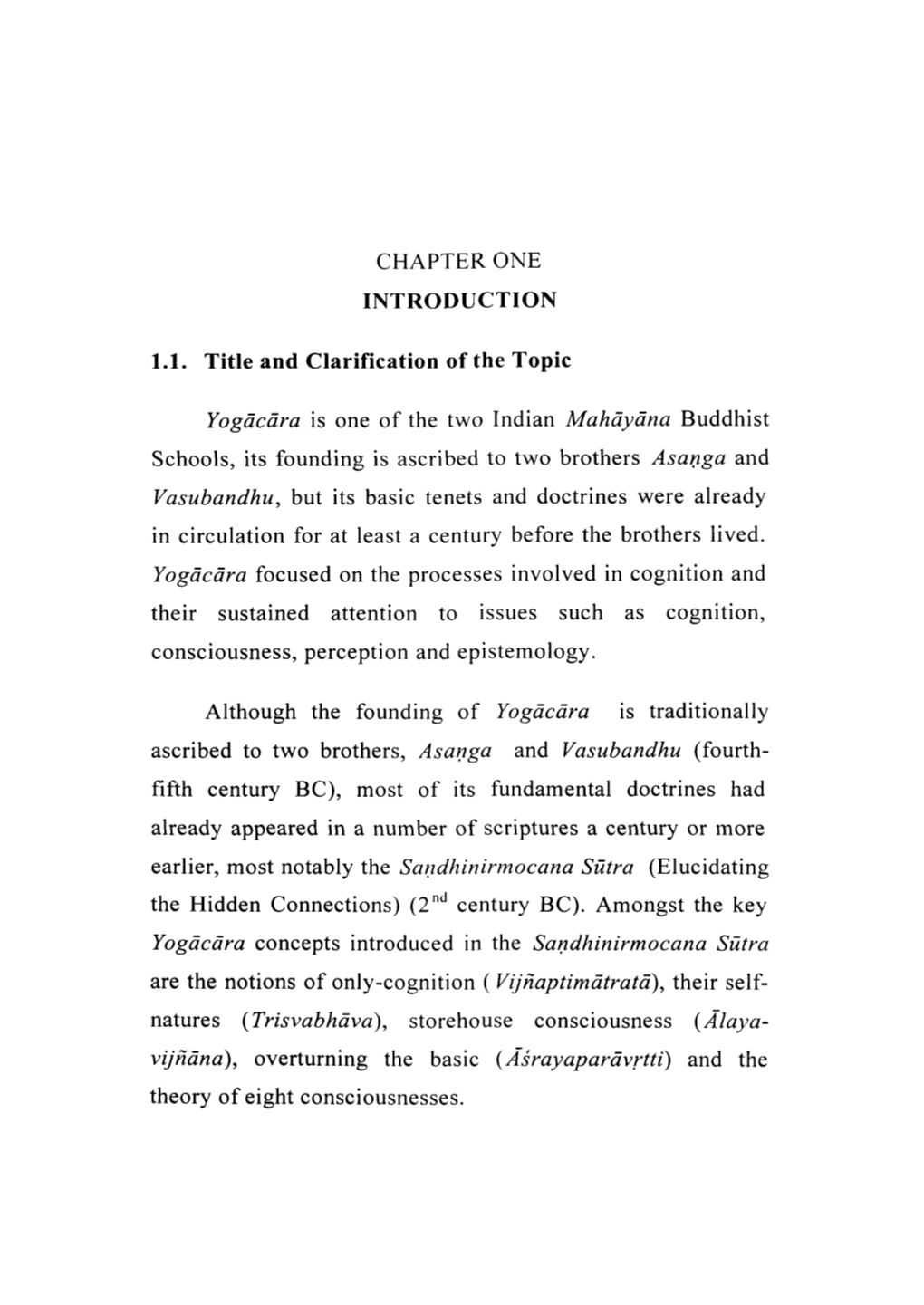 CHAPTER ONE INTRODUCTION 1.1. Title and Clarification of the Topic