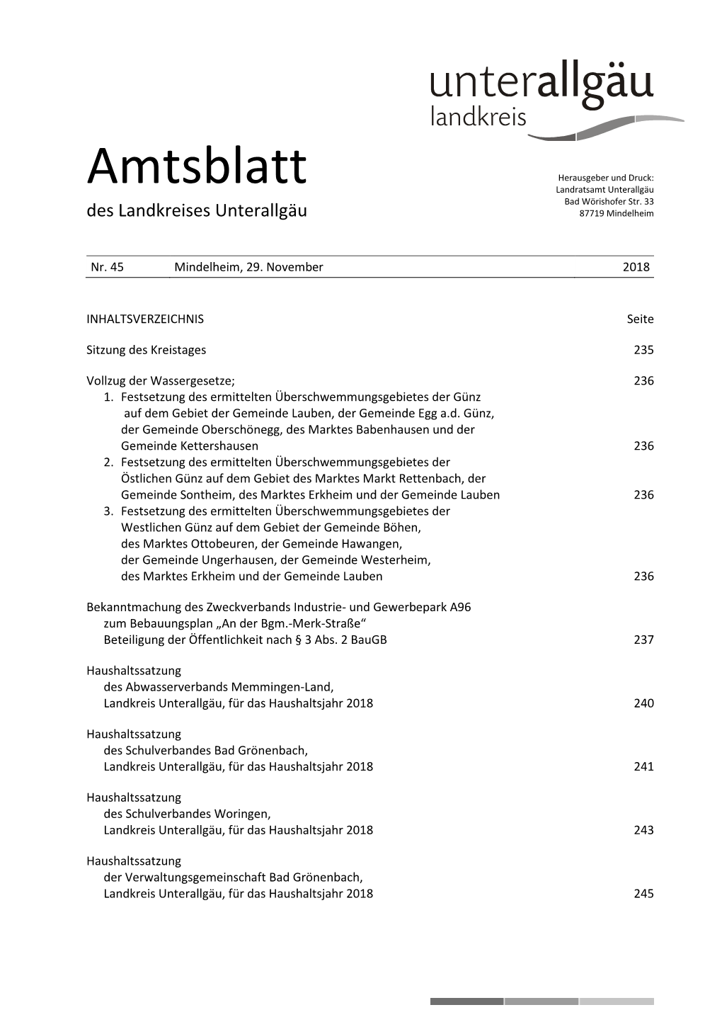 Amtsblatt 45