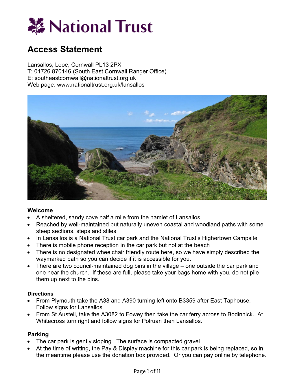 Property Name Access Statement