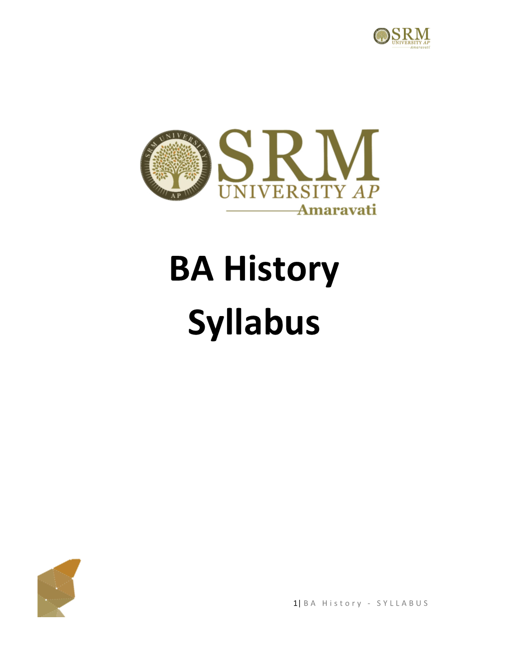 BA History Syllabus