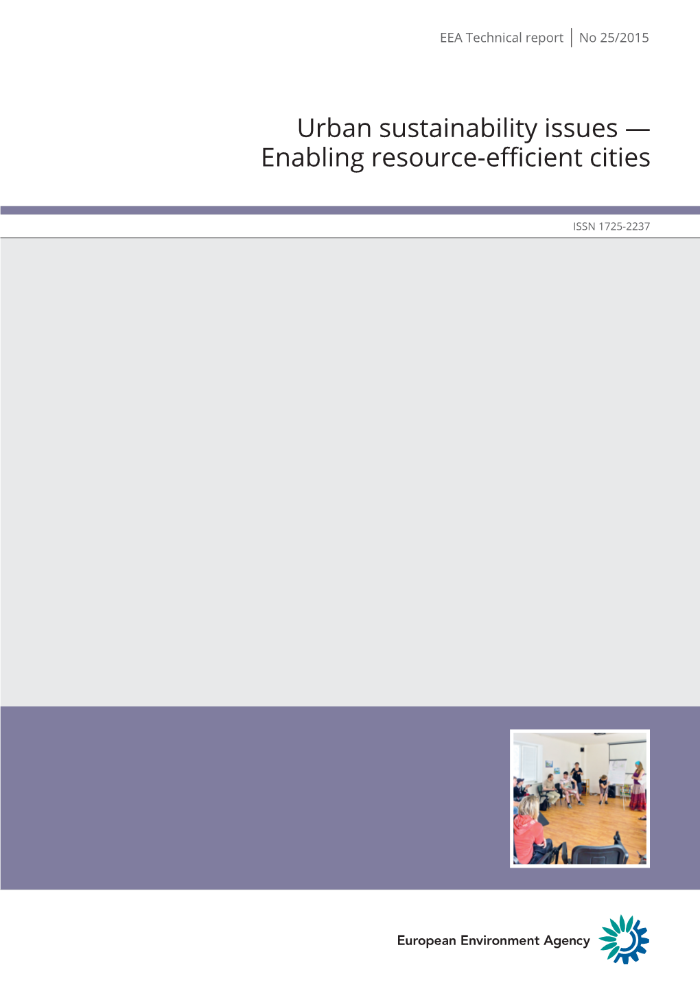 Urban Sustainability Issues — Enabling Resource-Efficient Cities