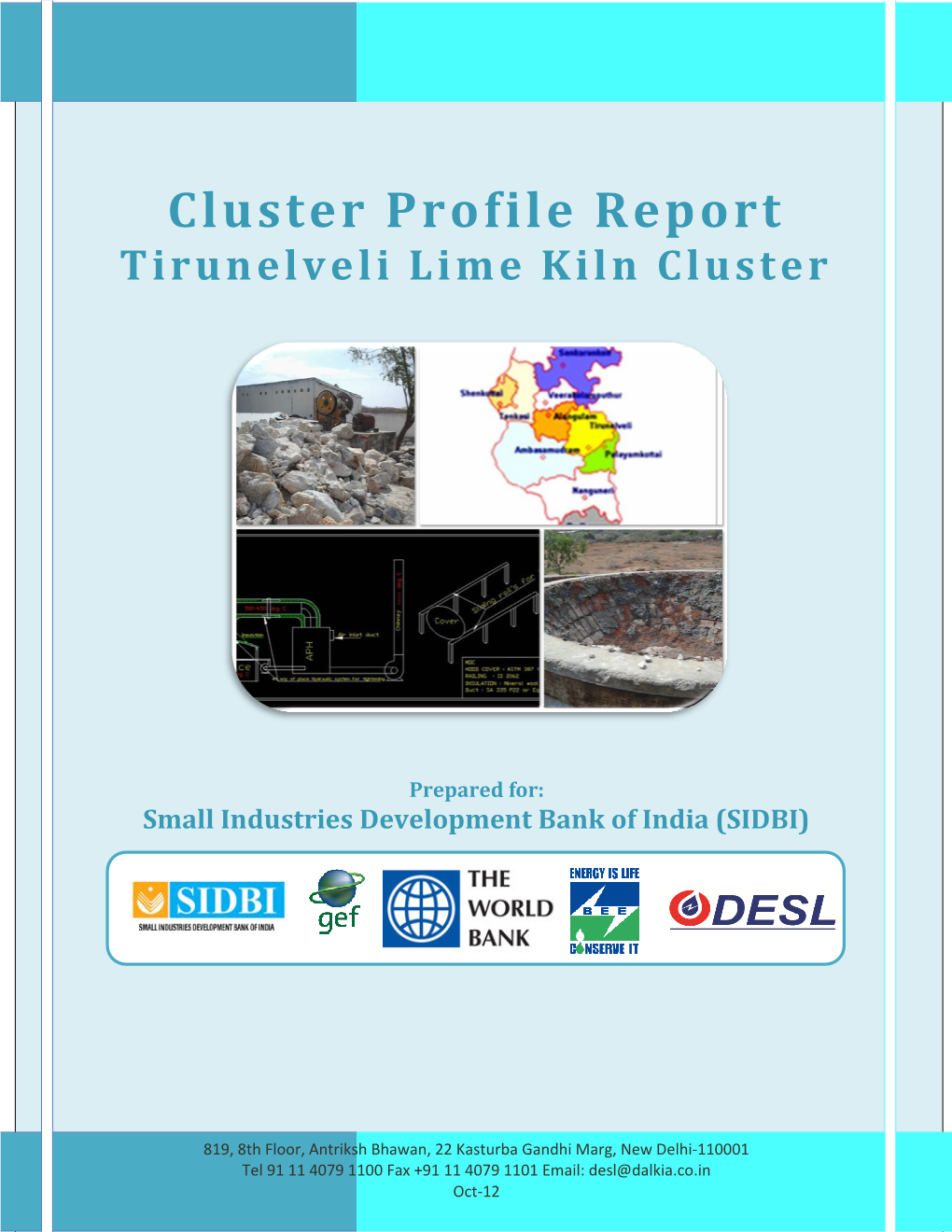 Cluster Profile Report Tirunelveli Lime Kiln Cluster